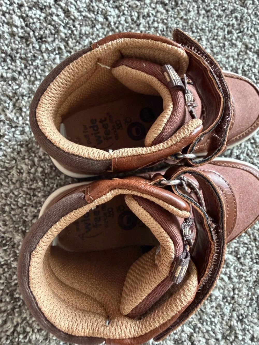 Stride Rite Brown Kids' High-Top Boots